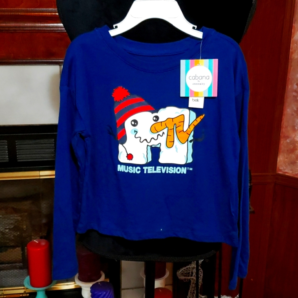 MTV - MUSIC TELEVISON TOP SIZE 6/L - Picture 1 of 3